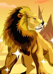 《草原霸主-狮子》海报