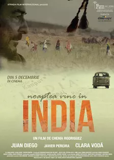《夜幕在印度》剧照海报