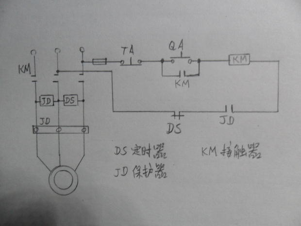 电机综合保护器接线图 原理图