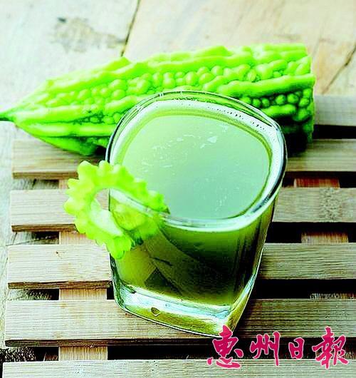 苦瓜饮适合糖尿病患者喝.