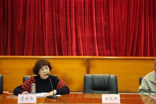 常务副秘书长葛晓红介绍e万行动项目,第二期助学项目工作方案和资助