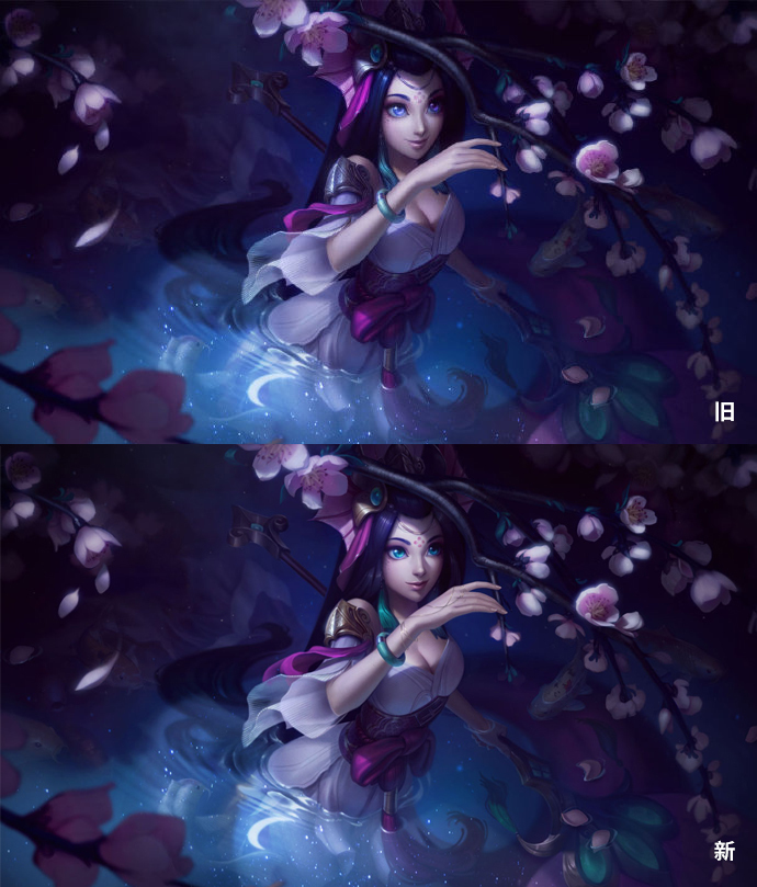 今日测试服:玉剑传说娜美原画及炫彩改动 新增召唤师头像