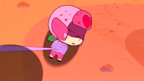 开心宝贝:甜心超人被抓住了,危急时刻,一个神秘黑衣人救了她!