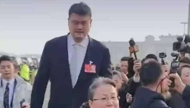 姚明成两会身高担当